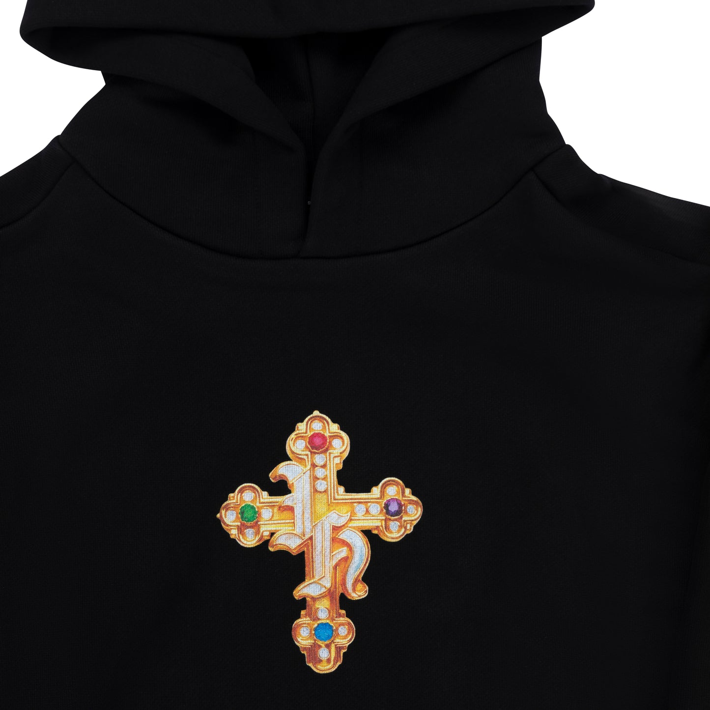 "HUSTLER BLING" by Guè Hoodie Black