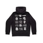 "5OM FLOP STUDIO" Raglan-Hoodie Schwarz