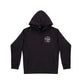 "5OM FLOP STUDIO" Raglan-Hoodie Schwarz