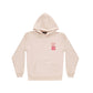 " 5OM HIP HOP ANNIVERSARY " Red Beige Hoodie