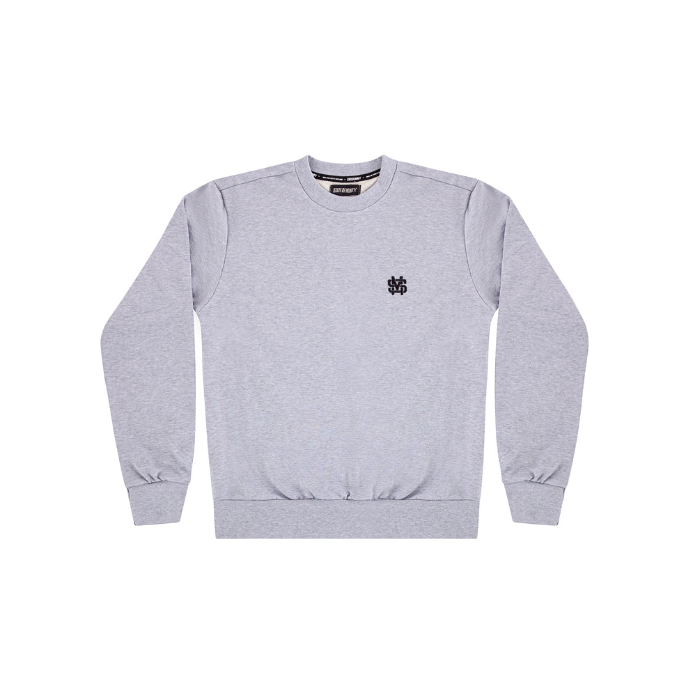 " MONOGRAM " Sweatshirt Grey
