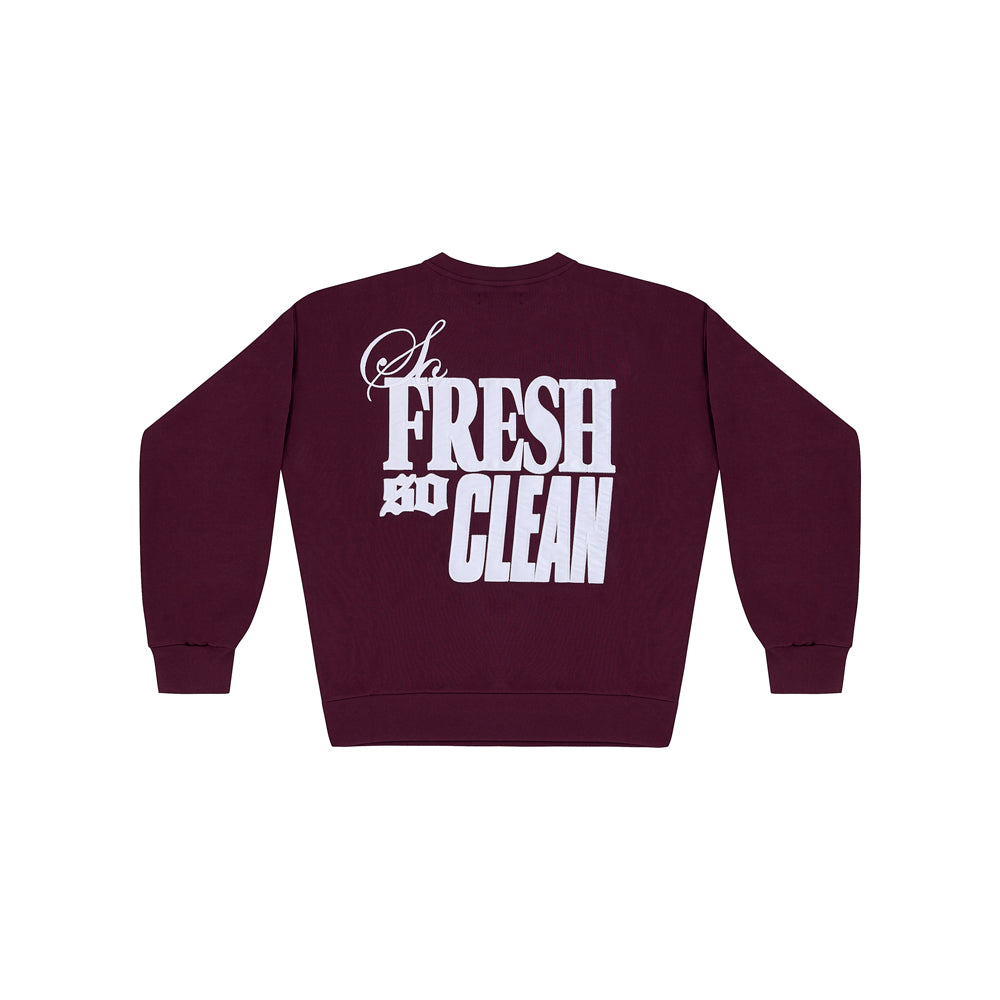 " SO FRESH SO CLEAN " Sweatshirt Plum