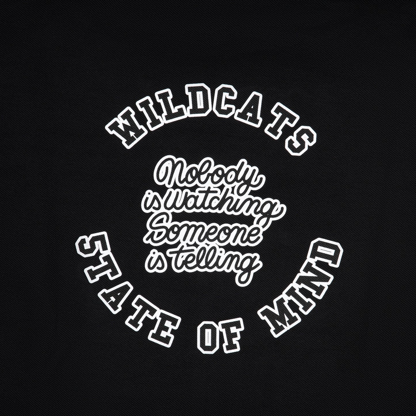 "WILD CATS" Hoodie Black