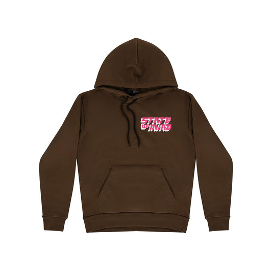 "5OM GRFX" 5OM Best Soup Hoodie Brown