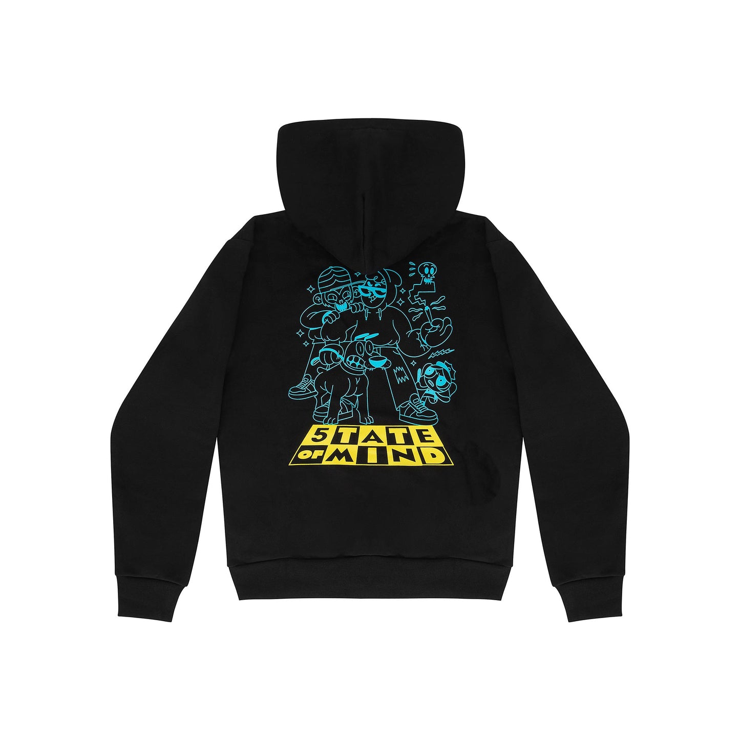 "5OM GRFX" 5OM Cartoon Network Hoodie Black