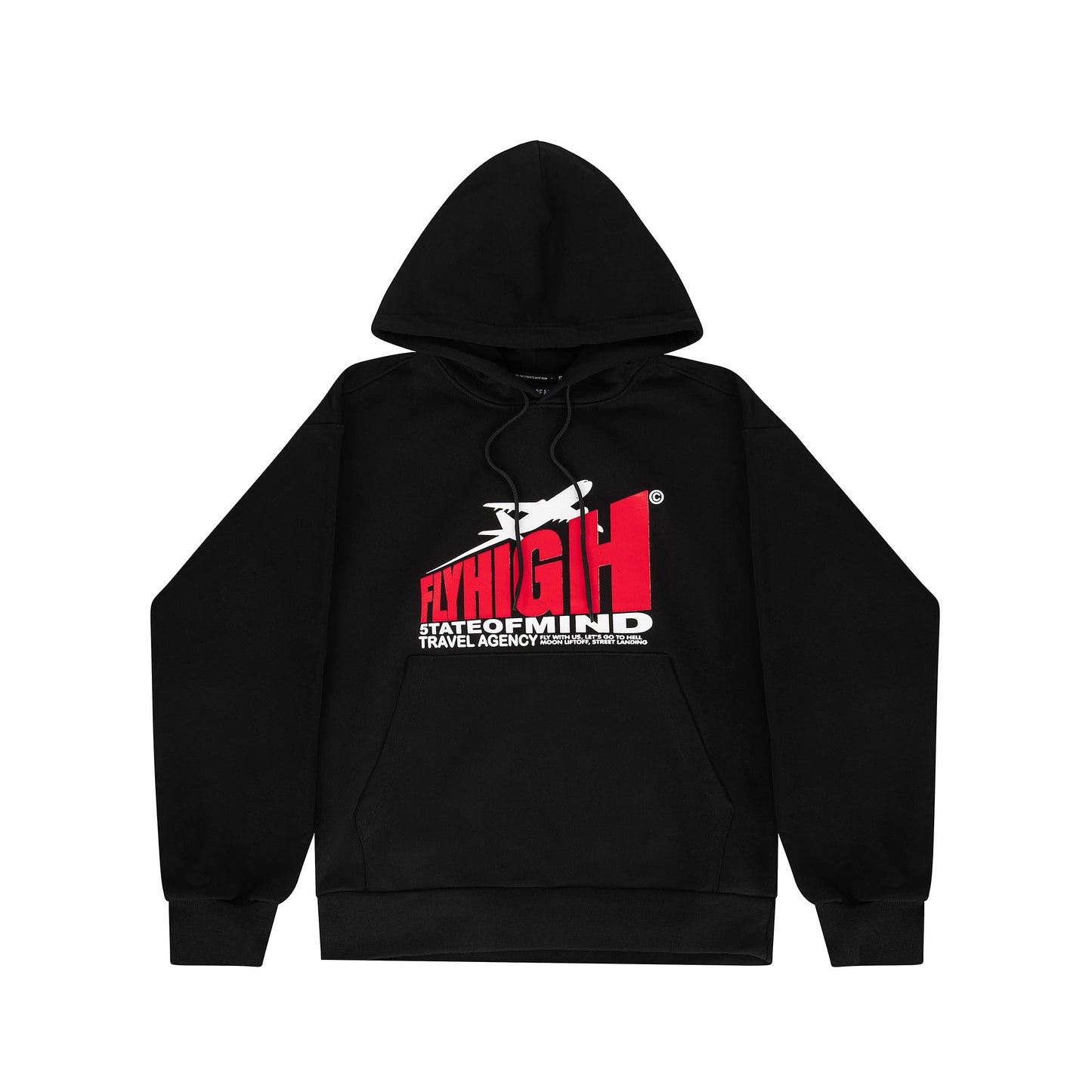 "5OM Flyhigh" Hoodie Black