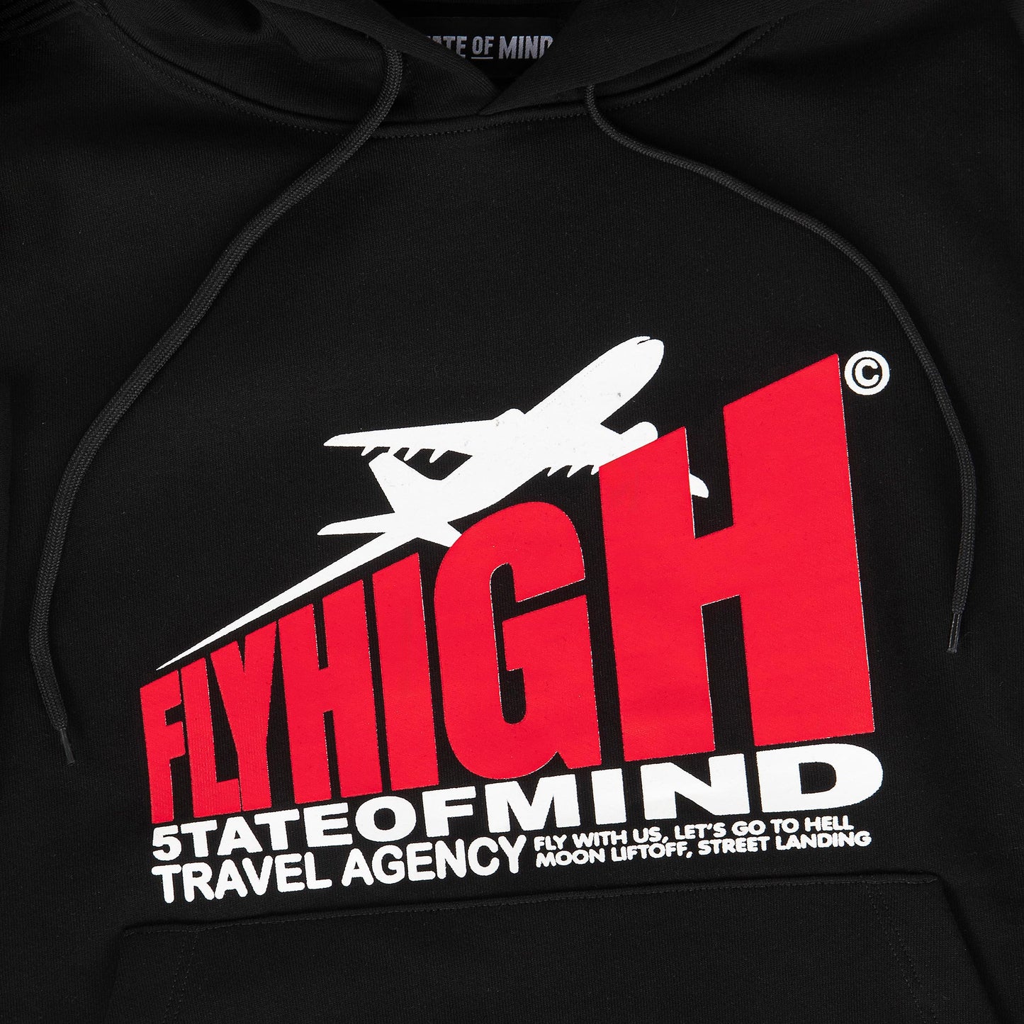 "5OM Flyhigh" Hoodie Black