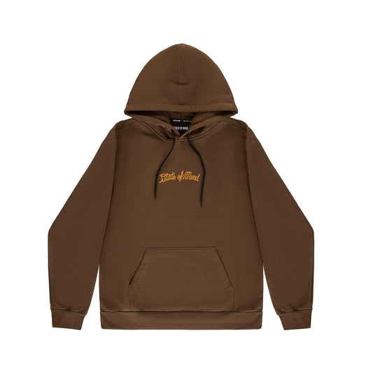 "5OM GRFX" Gang Signs Hoodie Brown