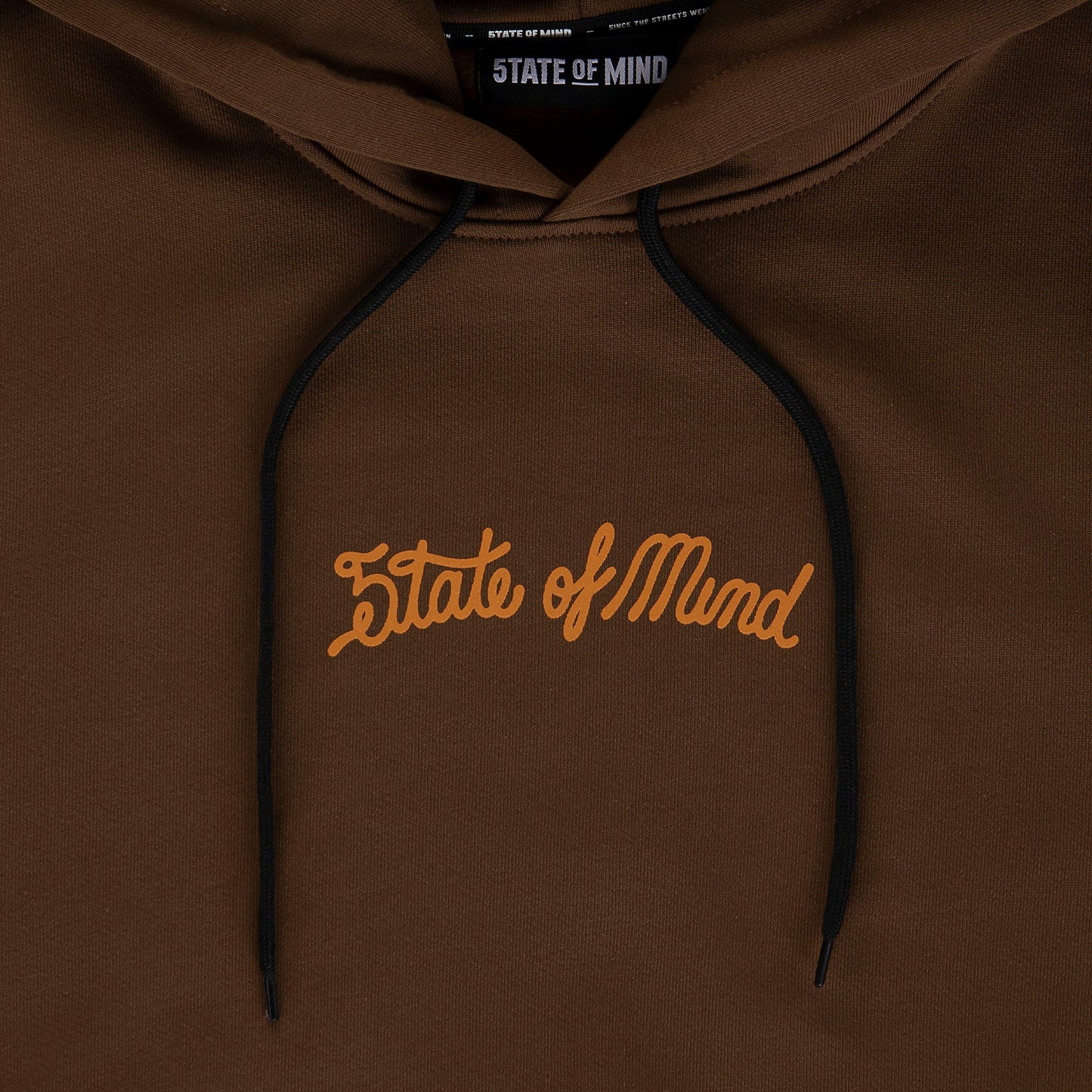 "5OM GRFX" Gang Signs Hoodie Brown