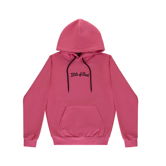 "5OM GRFX" Gang Signs Hoodie Pink