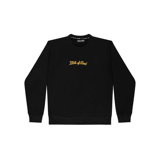 "5OM GRFX" Gang Signs Crewneck Black