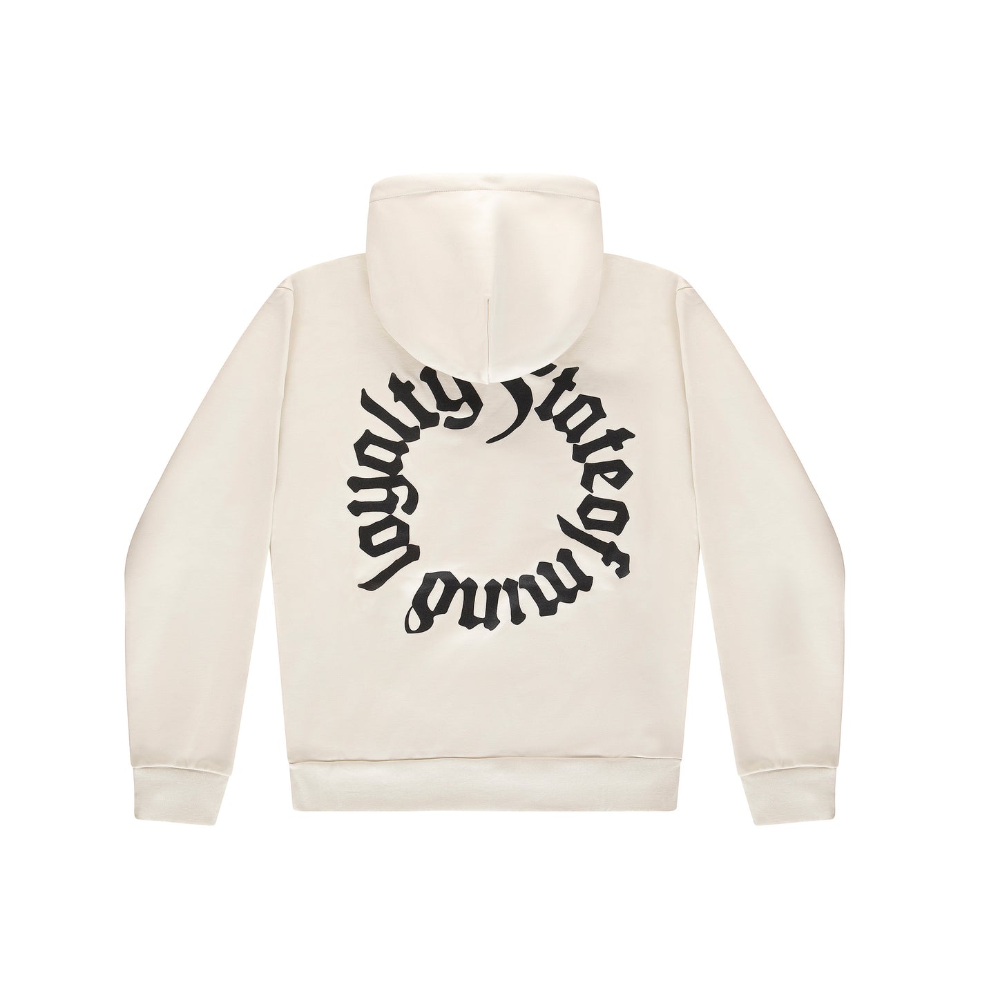 "5OM GRFX" 5OM Loyalty Hoodie Off white