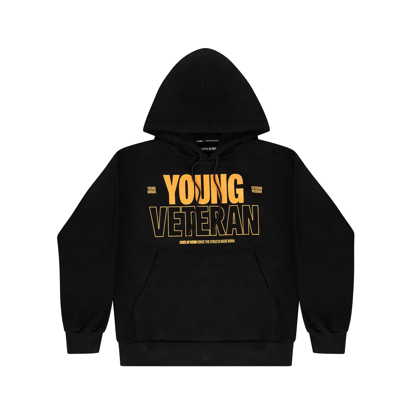 "5OM WORD UP" Young Veteran Hoodie Black