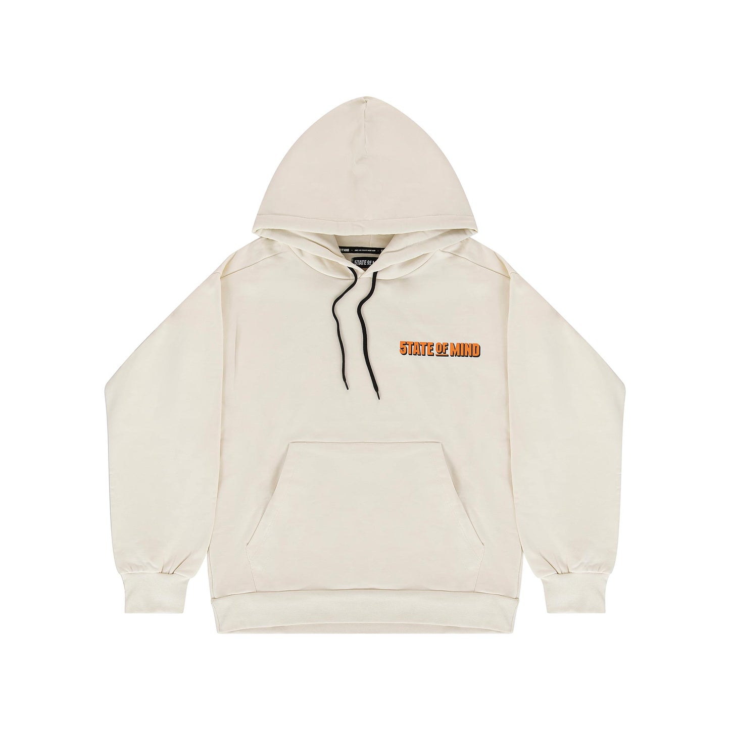 "5OM WORD UP" Real Recognize Real Hoodie Off white