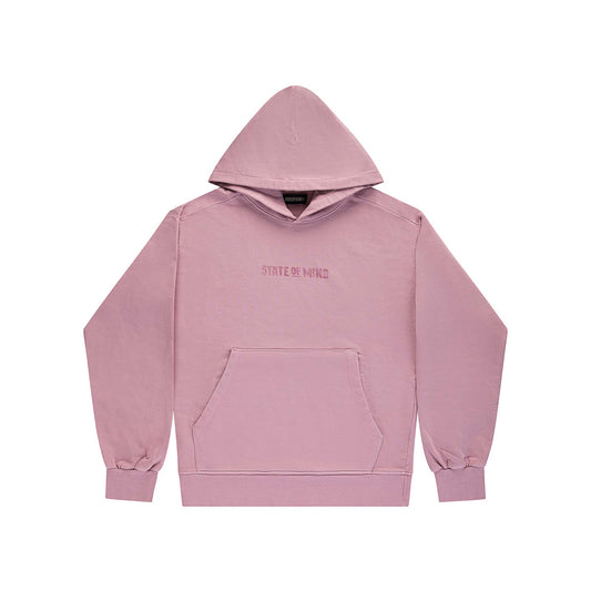 "5OM BOX LOGO" Box Logo Hoodie Pink wash