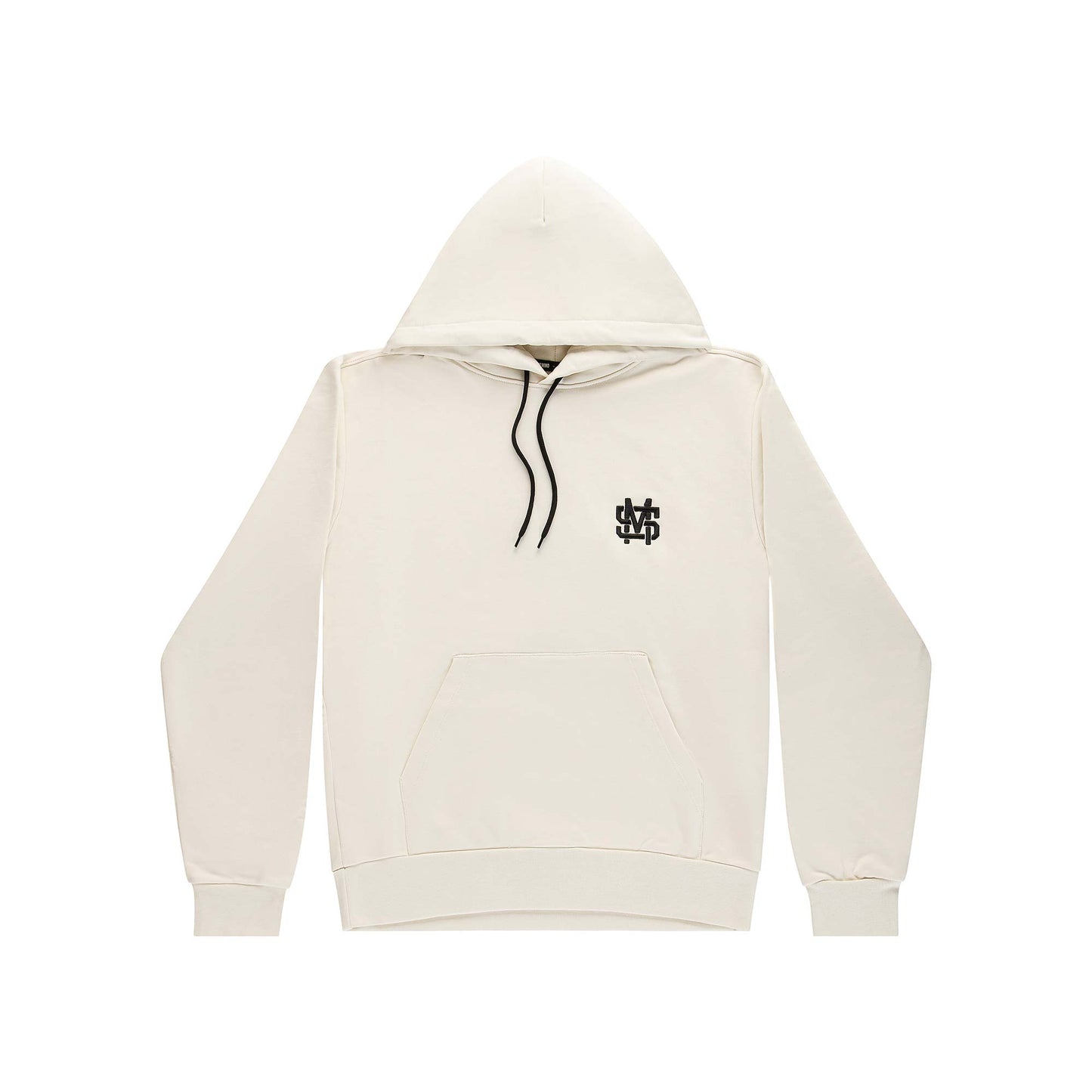 "5OM MONOGRAM" Monogram Hoodie Off white