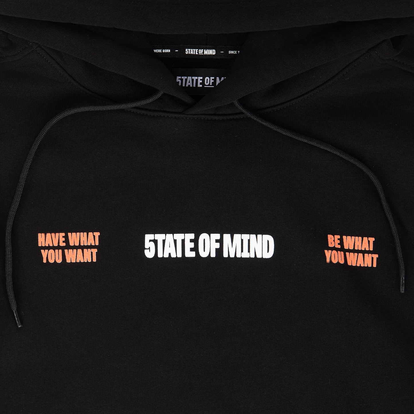 "5OM WORD UP" Sky Is The Limit Hoodie Black