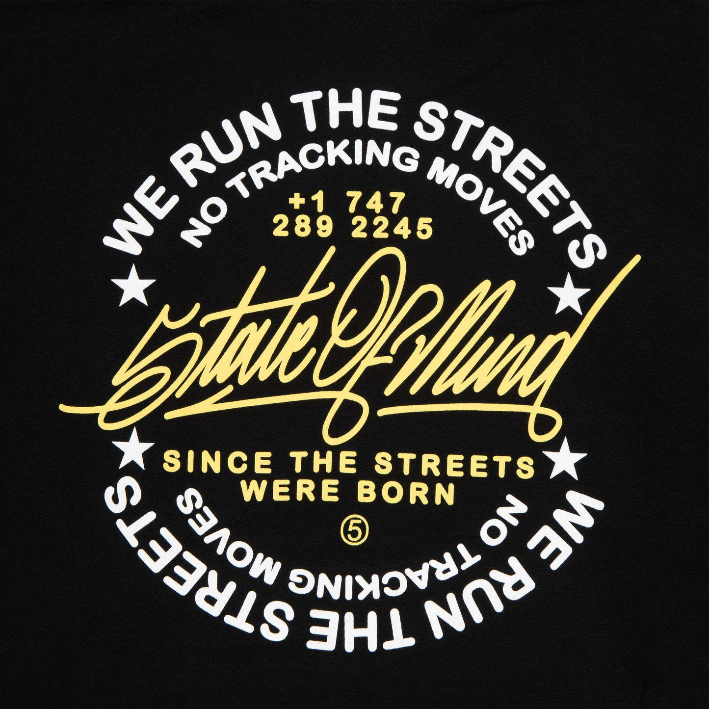 "NO TRACKING" Hoodie Black