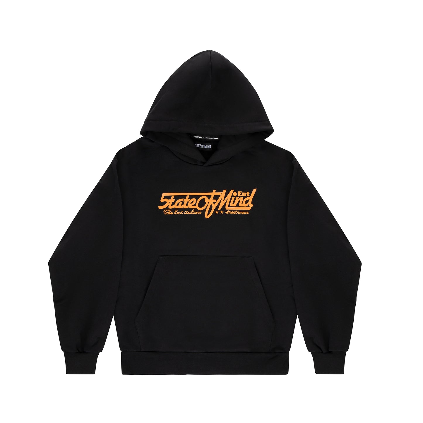 "5OM ENT." Hoodie Black