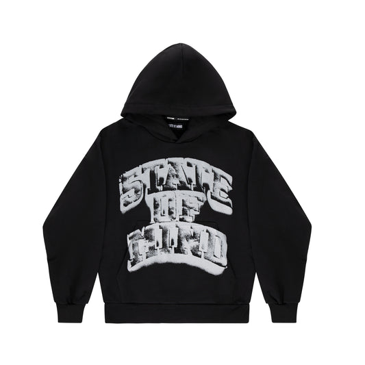 "CRACK COLLEGE" Hoodie Black
