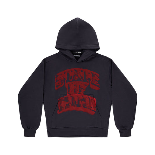 "CRACK COLLEGE" Hoodie Dark Grey