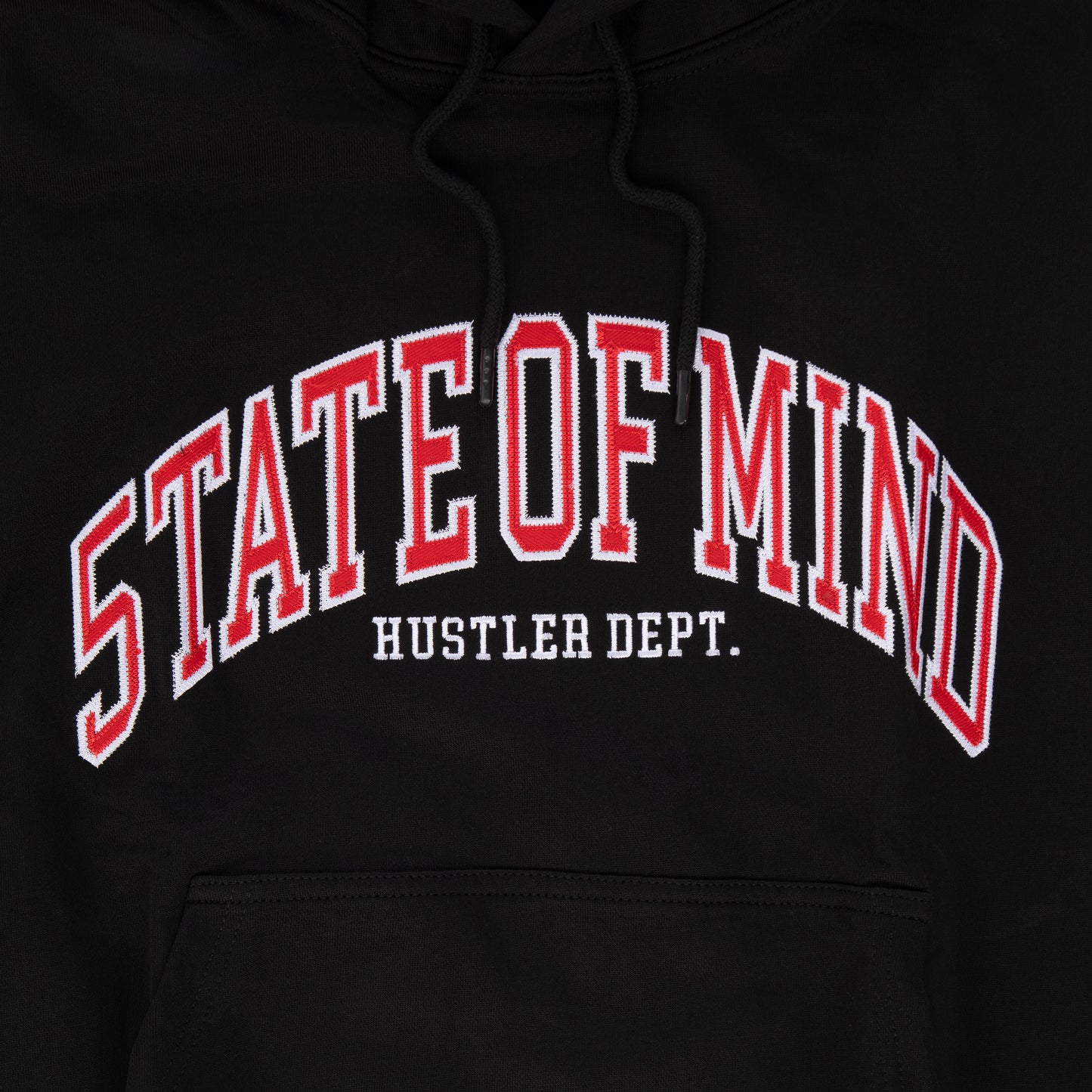 "ITALIAN HUSTLER" by Guè Hoodie Black