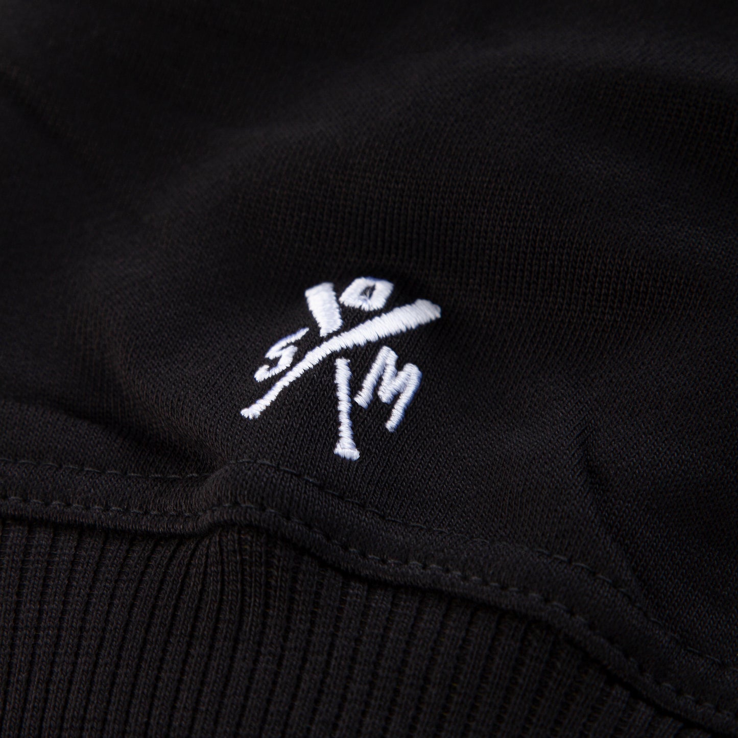 "ITALIAN HUSTLER" by Guè Hoodie Black