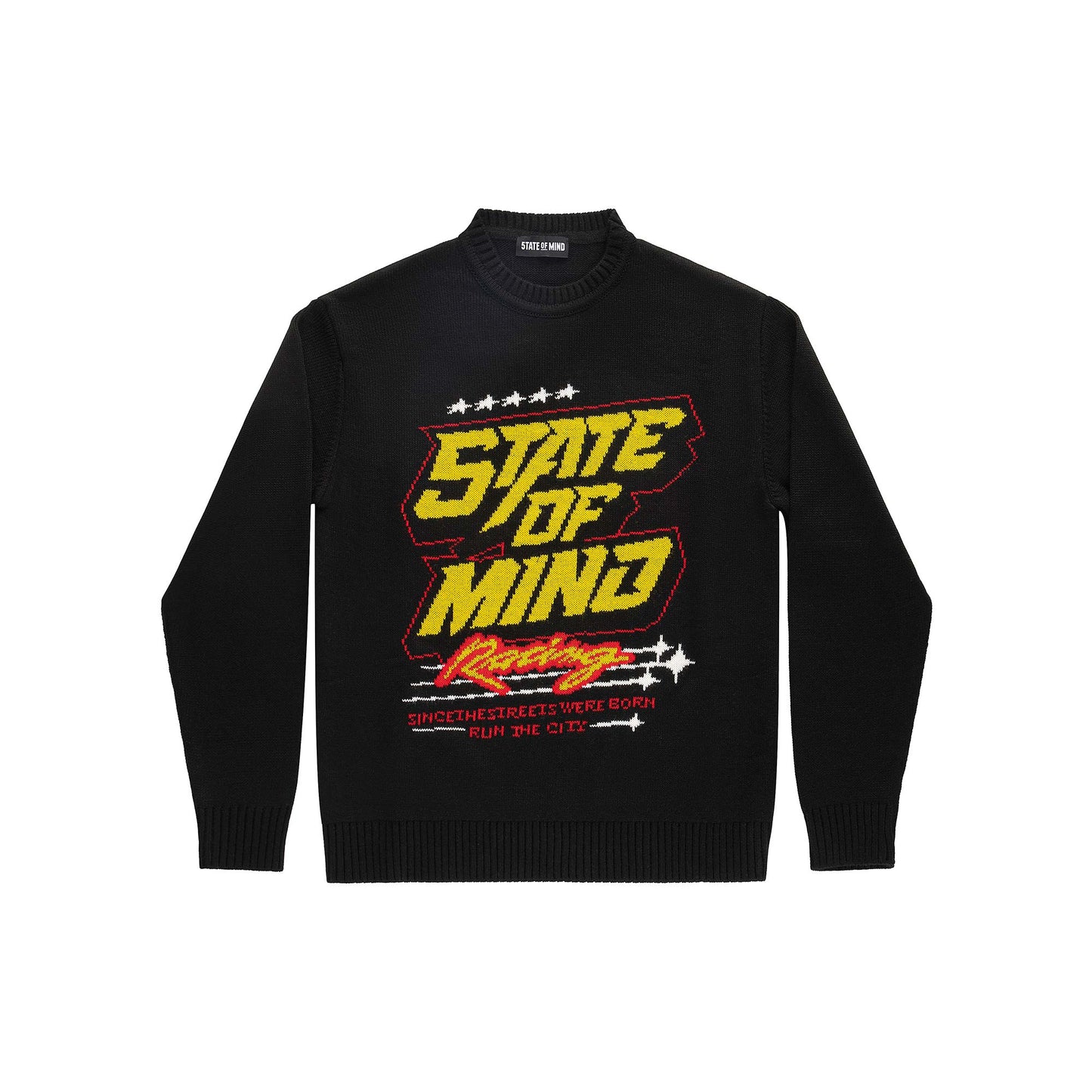 "5OM RACING" Sweater Black