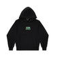 Schwarzer Hoodie „REINIGUNGSDIENST“
