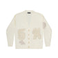 "WOLF" Cardigan White