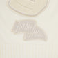 "WOLF" Cardigan White