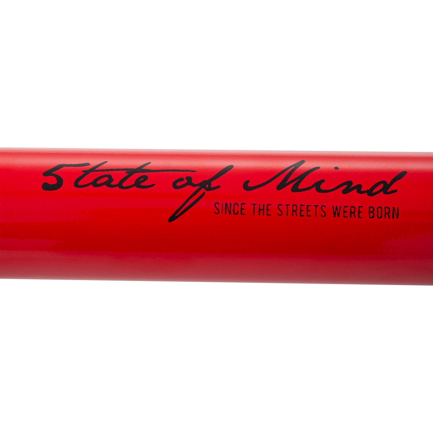 "ITALIAN HUSTLER" by Guè Baseball Bat Red