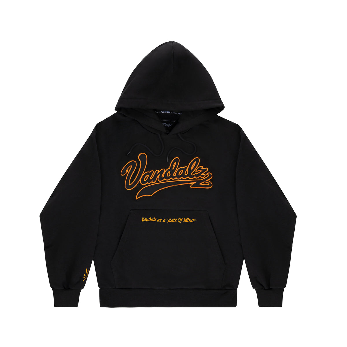 "VANDALZ COLLEGE" Hoodie Black