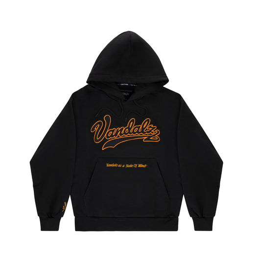 "VANDALZ COLLEGE" Hoodie Black