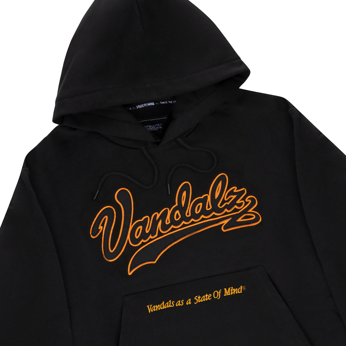 "VANDALZ COLLEGE" Hoodie Black