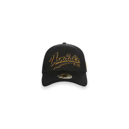 "VANDALZ" Curved Visor Cap Black