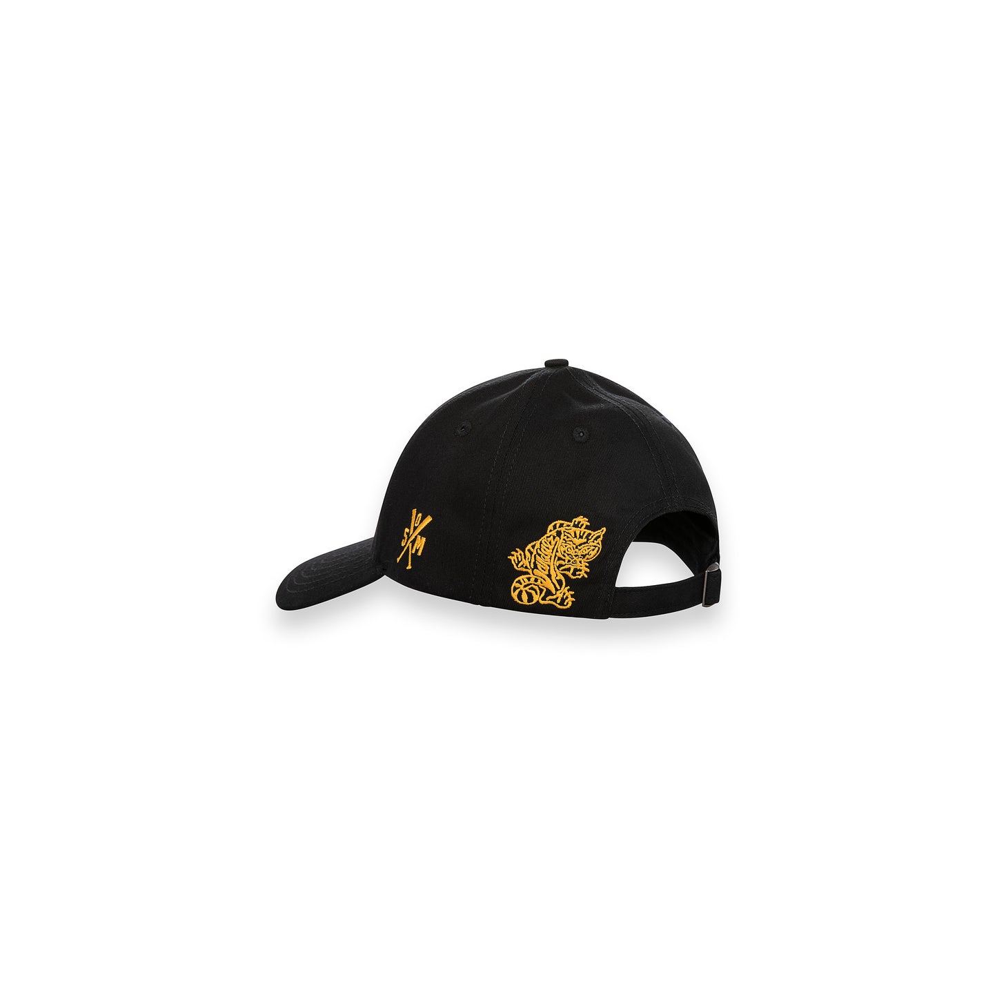 "VANDALZ" Curved Visor Cap Black
