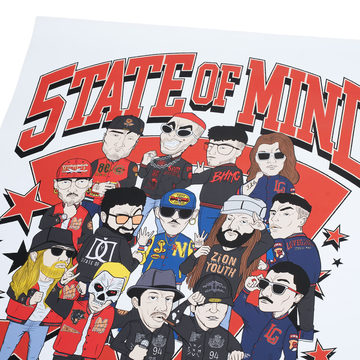 " 5OM 10th YEARS ANNIVERSARY / ALL STAR" Poster