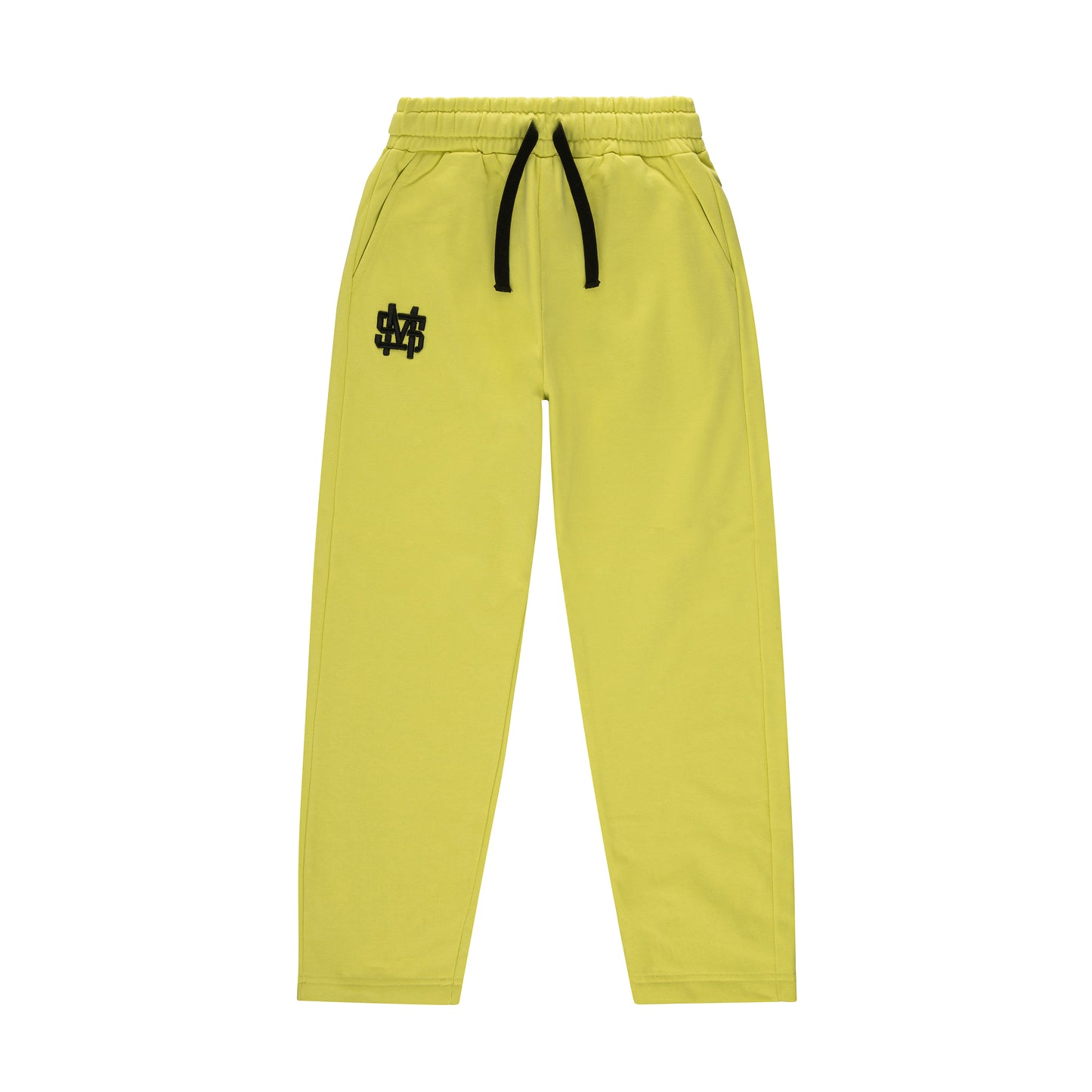 "MONOGRAM" Fleece Pants Lime
