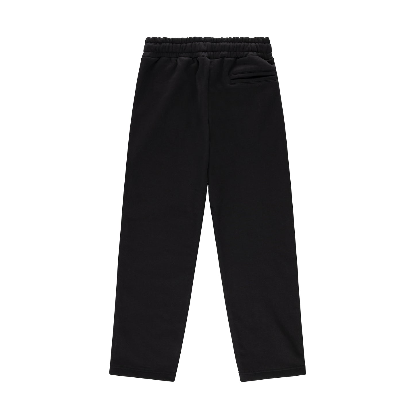 "MONOGRAM" Fleece Pants Black