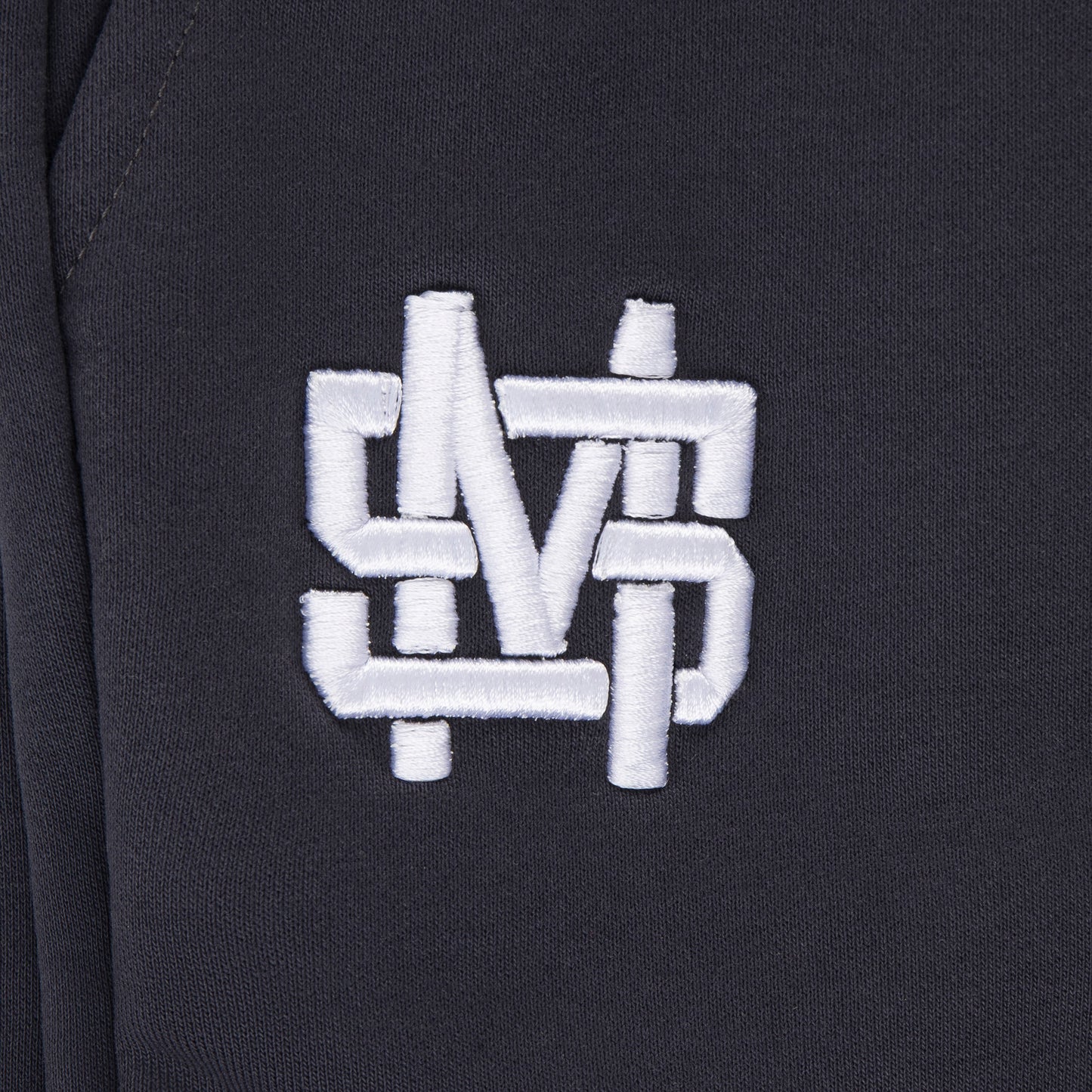 "MONOGRAM" Fleece Pants Dark Grey