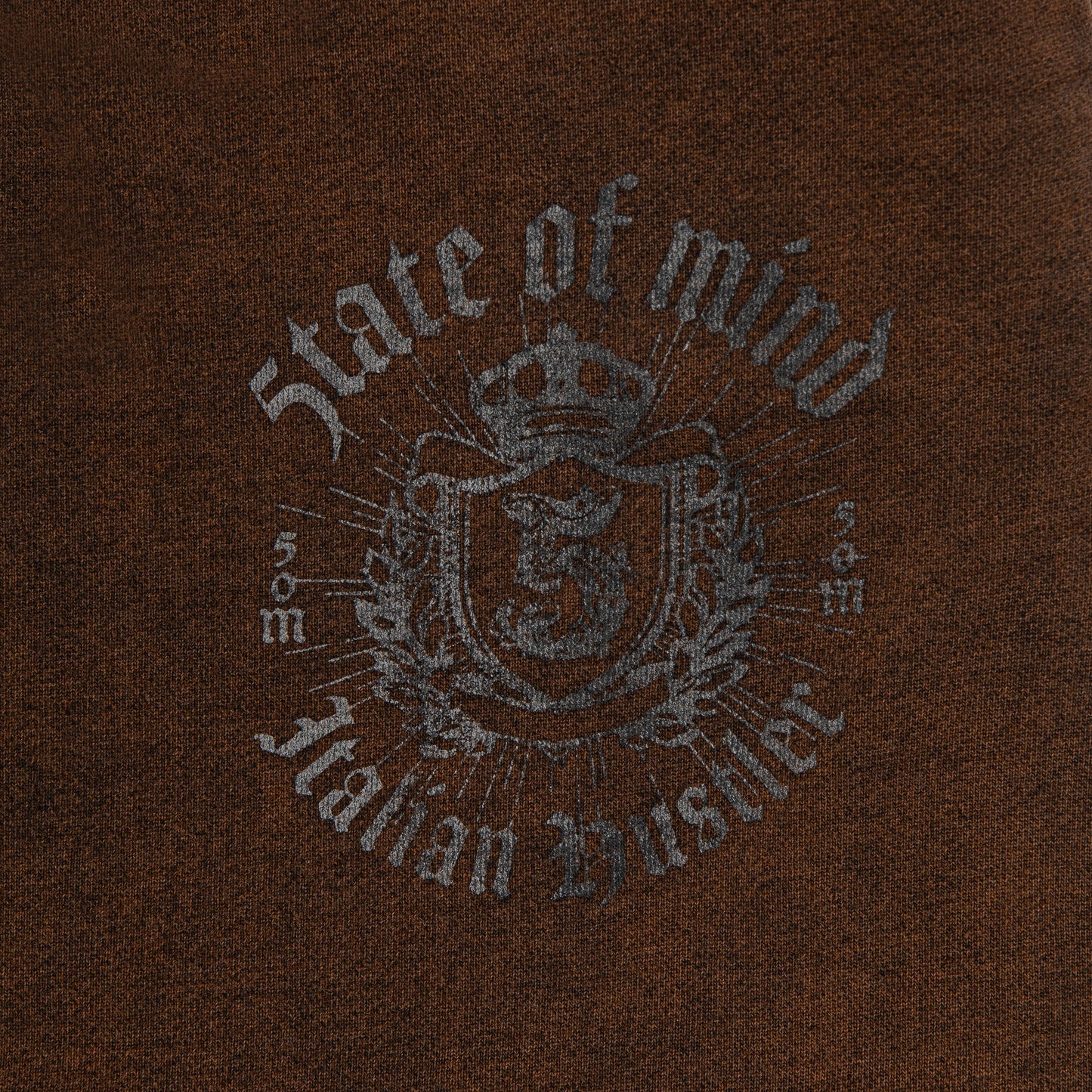 "ITALIAN HUSTLER" by Guè Bundle / Hustler Kingdom Tracksuit Rust + Baseball Bat