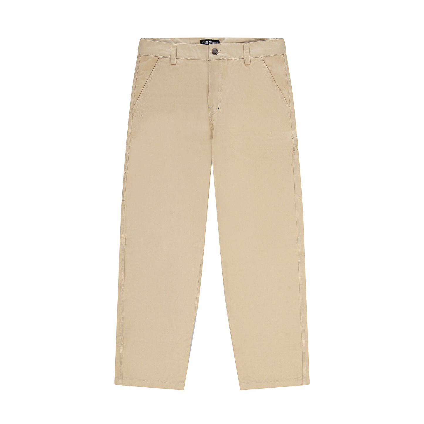 "RETROFUTURE" Carpenter Pants Twill Sand