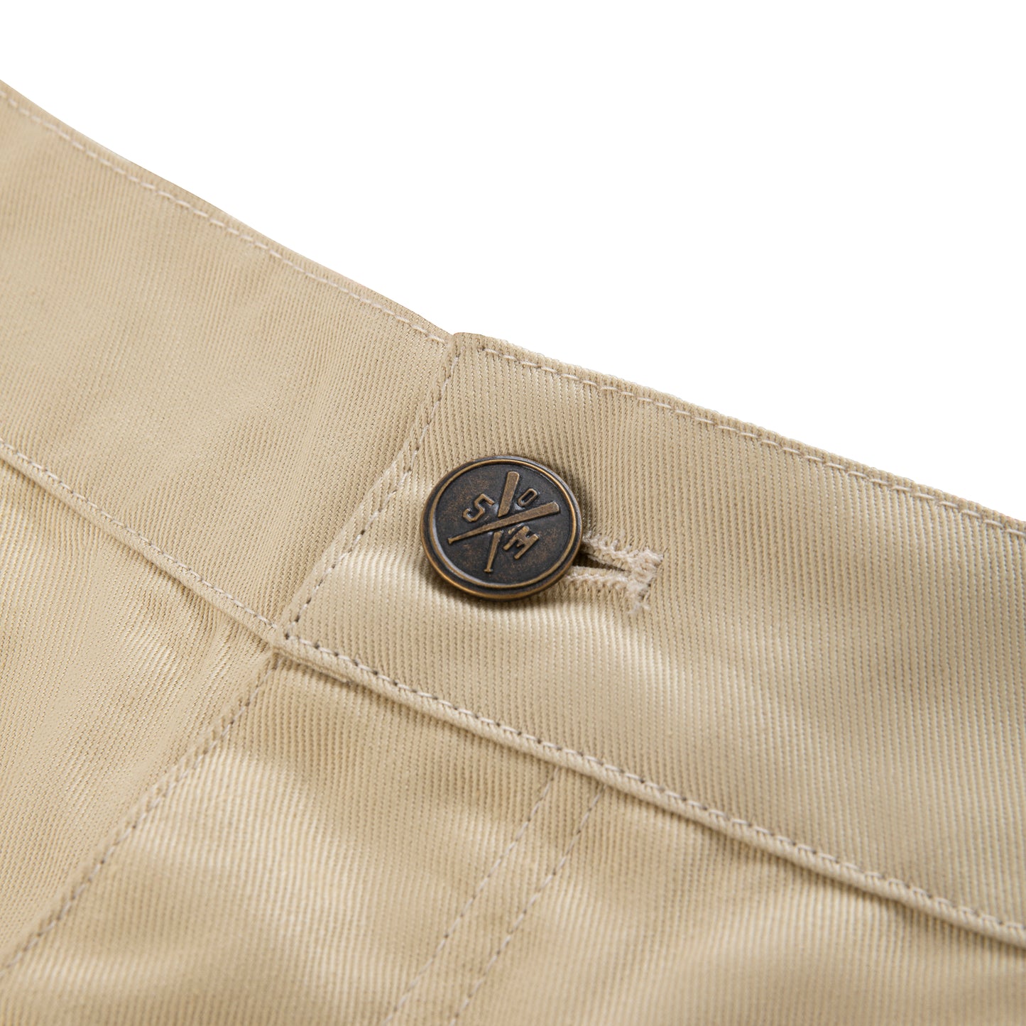 "RETROFUTURE" Carpenter Pants Twill Sand