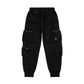 " RETROFUTURE CARGO " Modulable Cargo Jogger Black