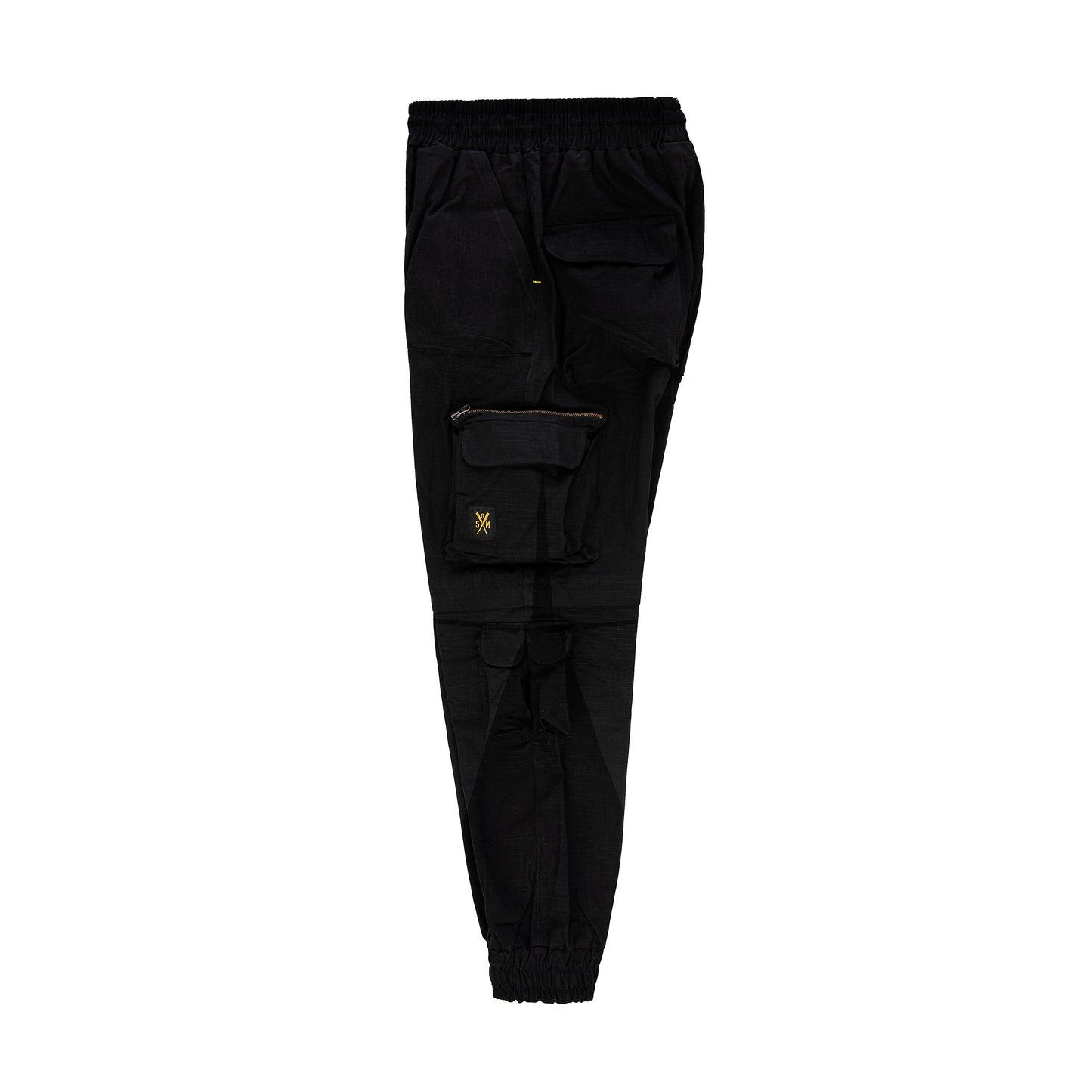 " RETROFUTURE CARGO " Modulable Cargo Jogger Black