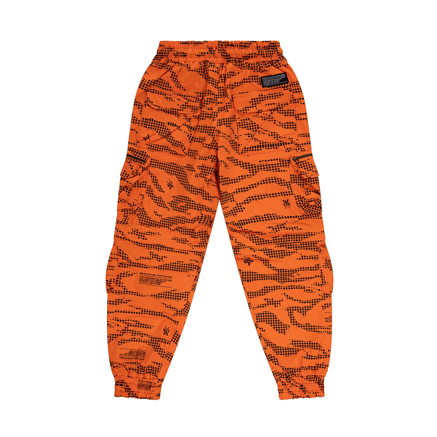 " RETROFUTURE CARGO " Modulable Cargo Jogger Orange Camo