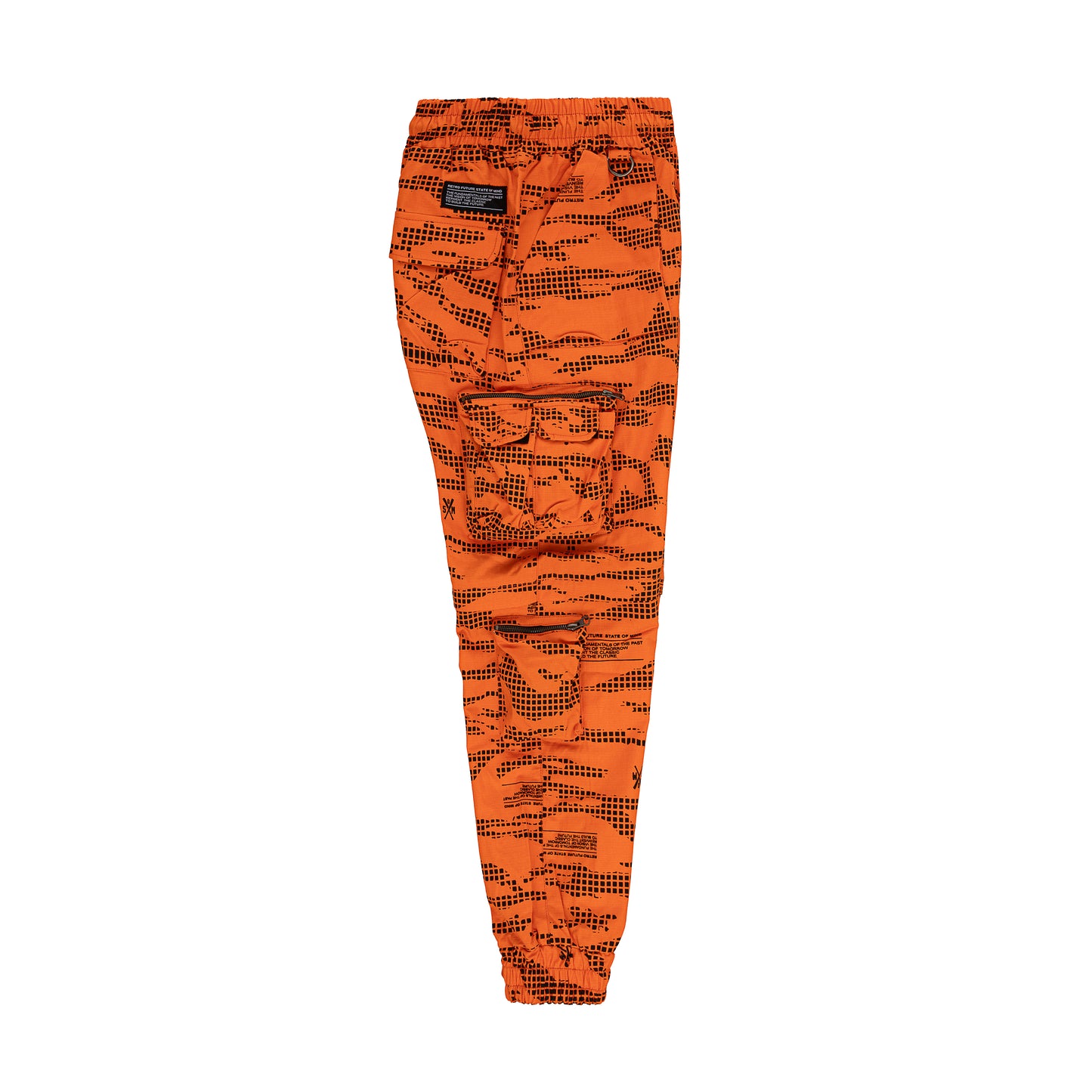 " RETROFUTURE CARGO " Modulable Cargo Jogger Orange Camo