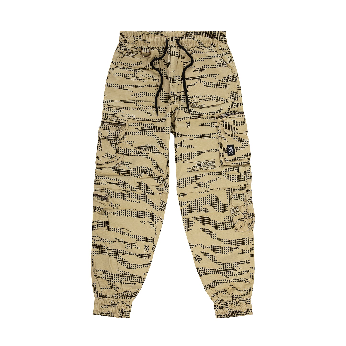 " RETROFUTURE CARGO " Modulable Cargo Jogger Sand Camo