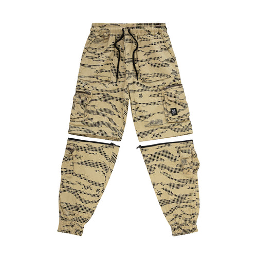„RETROFUTURE CARGO“ Modulierbare Cargo-Jogginghose Schwarz